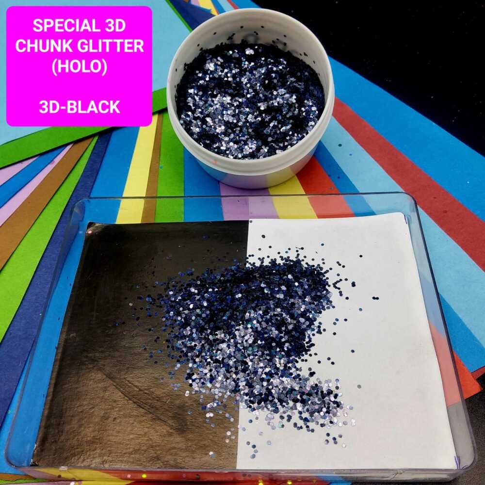 silver curly holo chunk glitter – medium | 20g (copy)