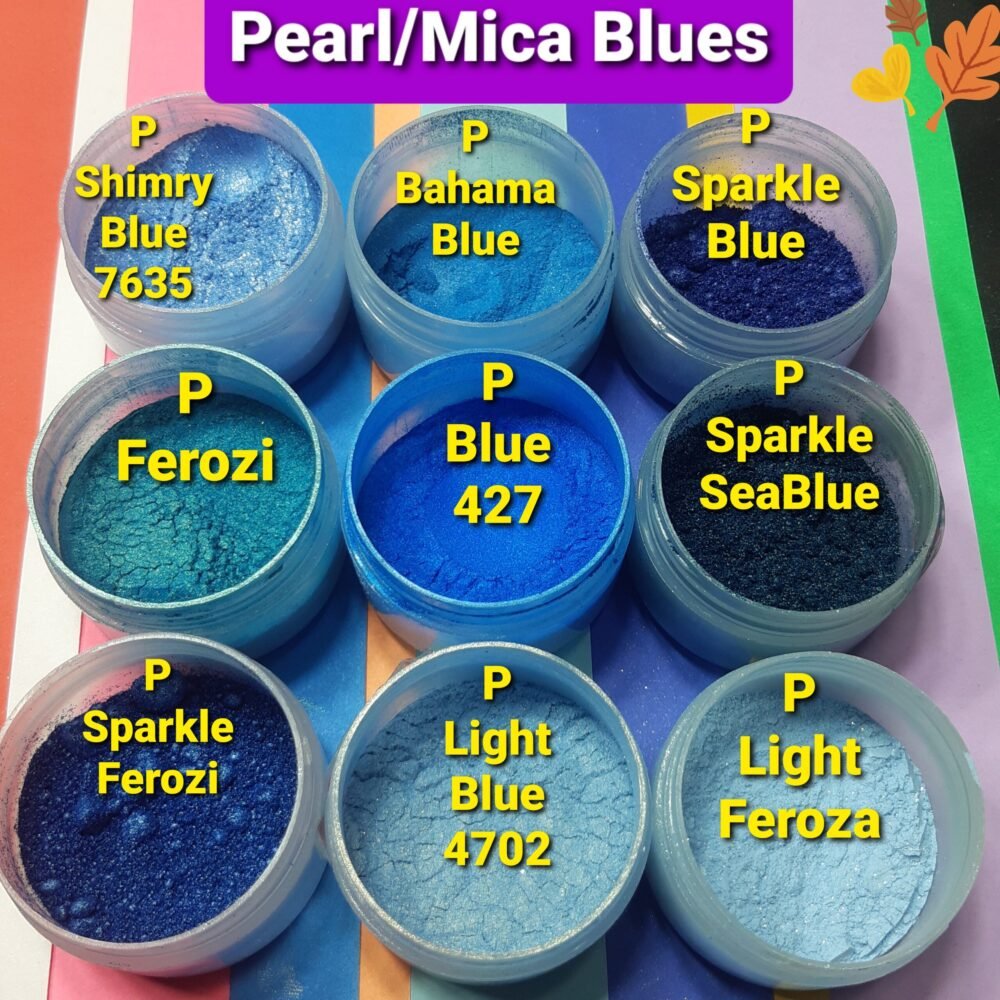 pearl/mica powder colors