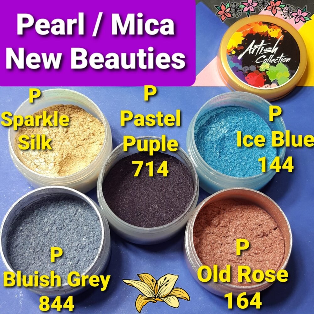pearl/mica skin/brown powder colors (10 colors 15g each)