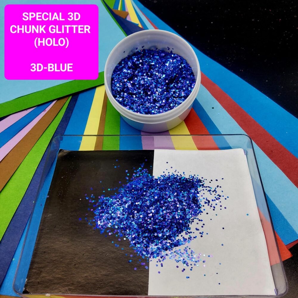 silver curly holo chunk glitter – medium | 20g (copy)