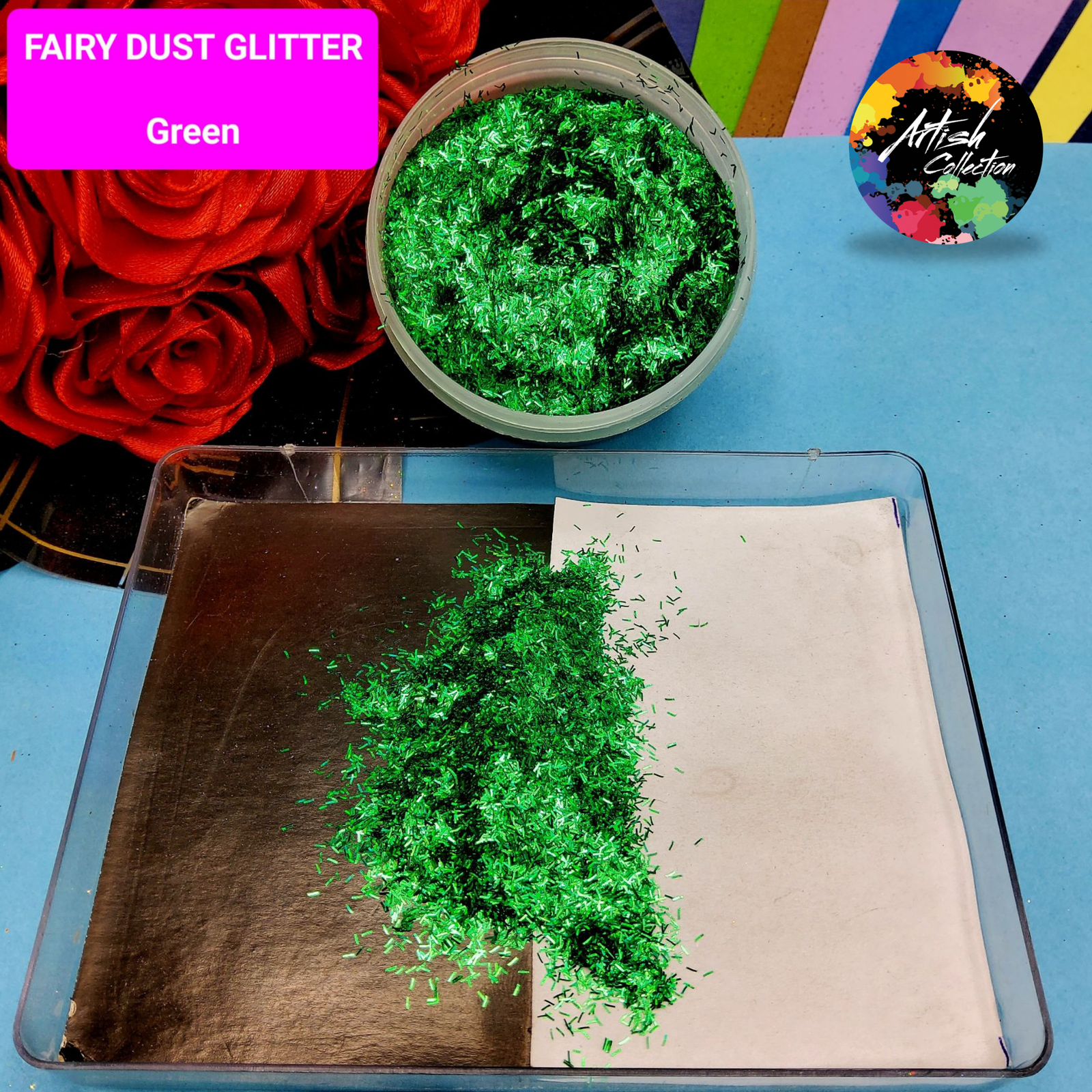 3d pink holo chunk glitter – medium | 20g (copy)