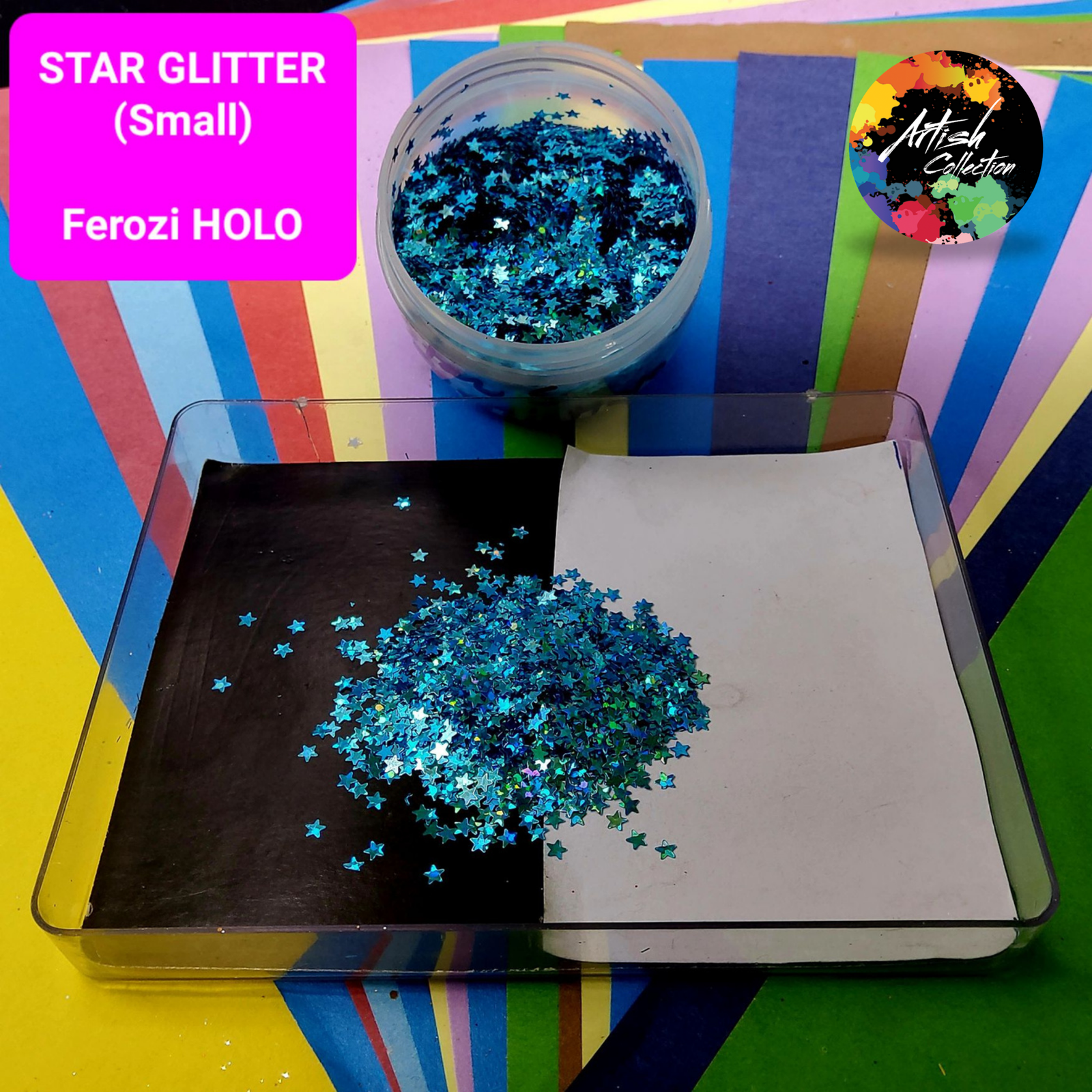 blue holo cut sitara sequin glitter 20g (copy)