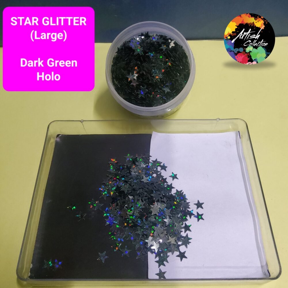 purple holo star glitter small | 20g (copy)