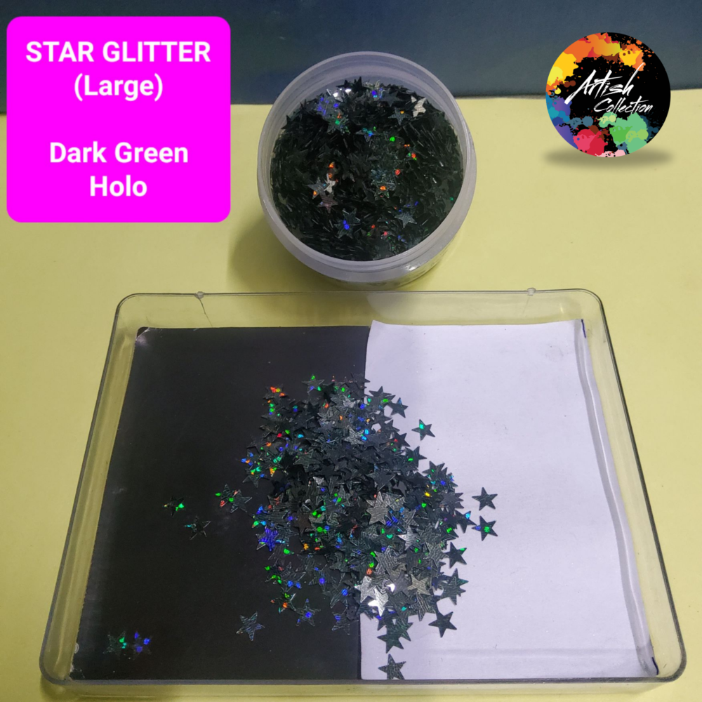 purple holo star glitter small | 20g (copy)