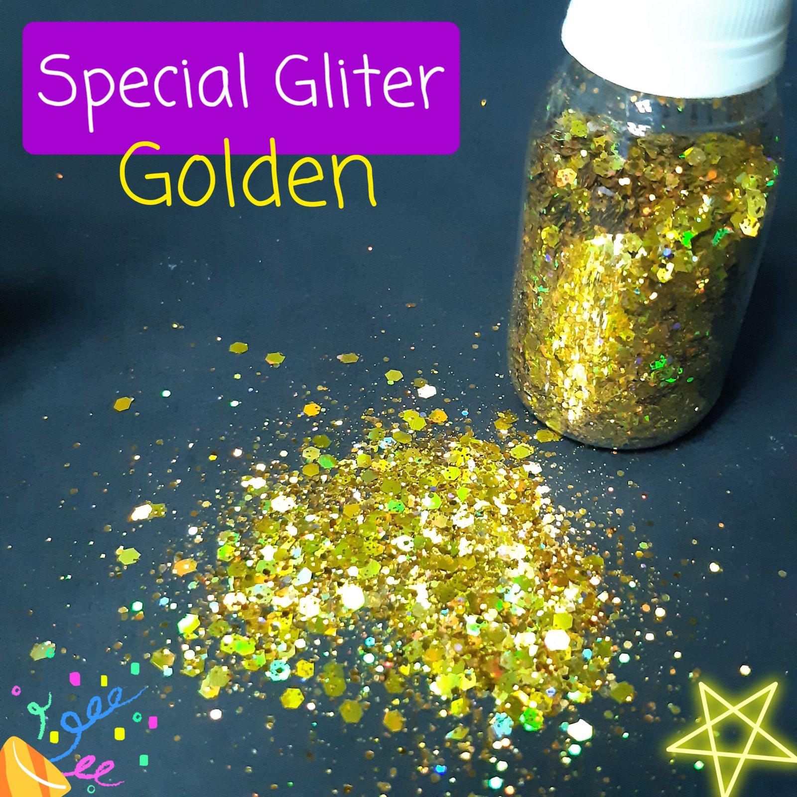 powder glitter brown | 20g