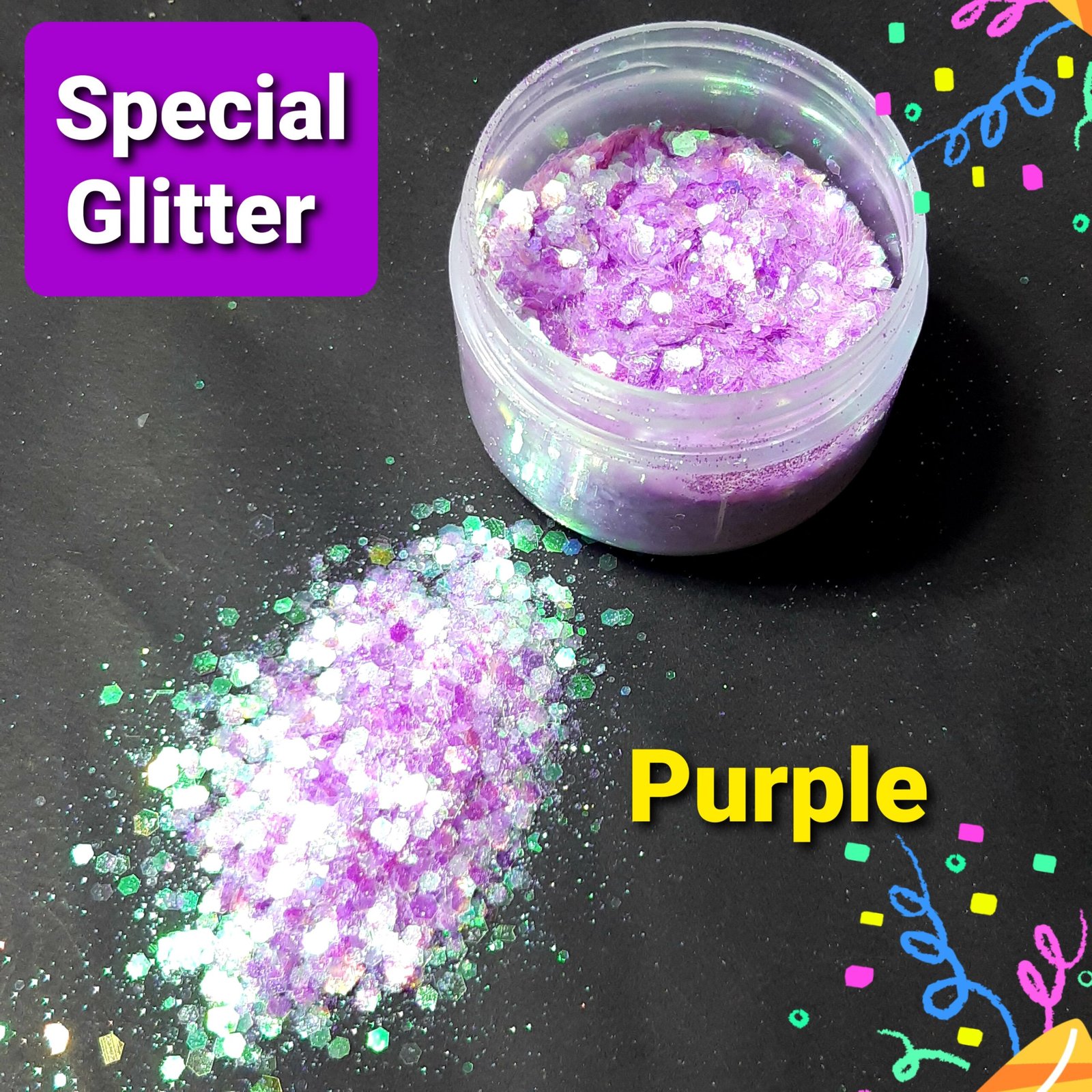 powder glitter brown | 20g