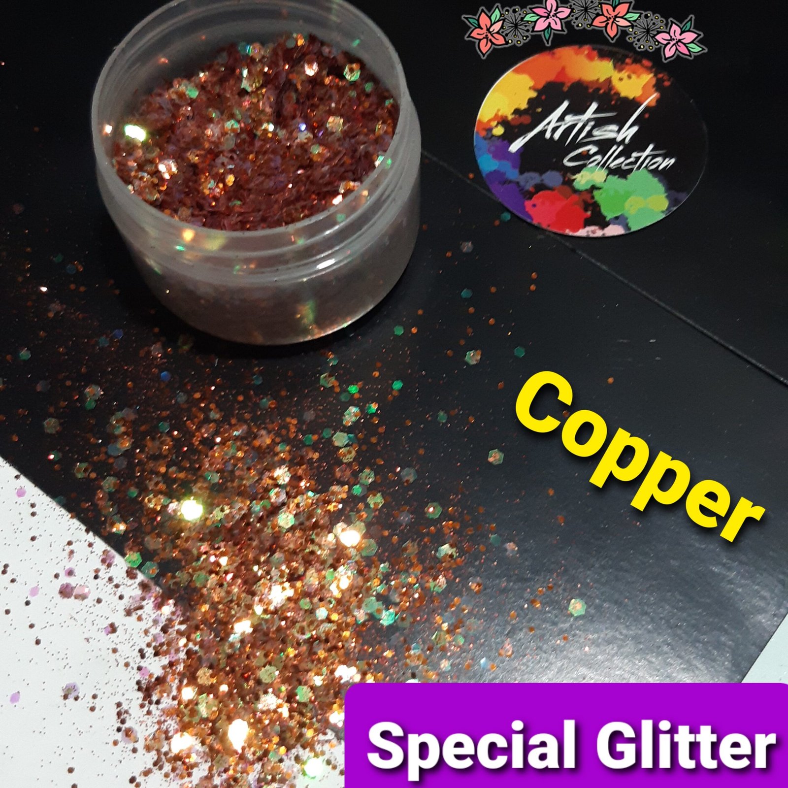 powder glitter brown | 20g