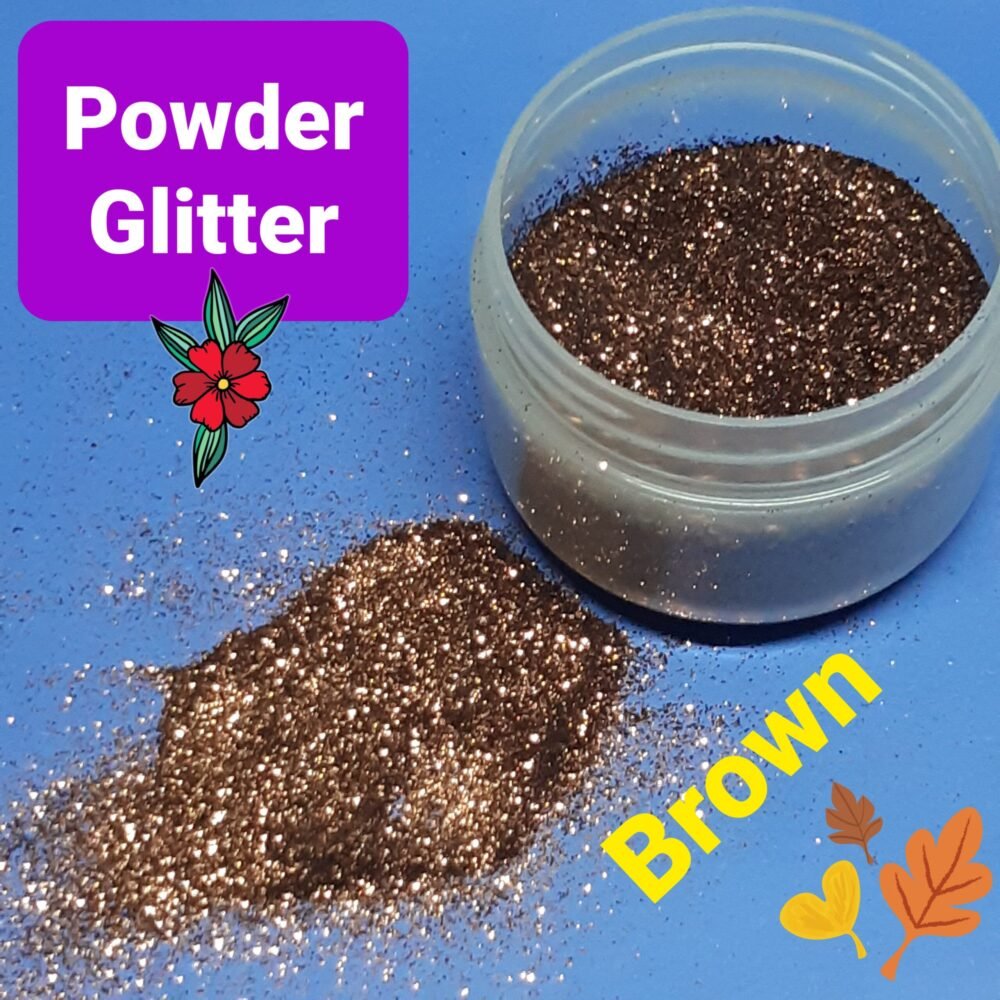 powder glitter brown | 20g