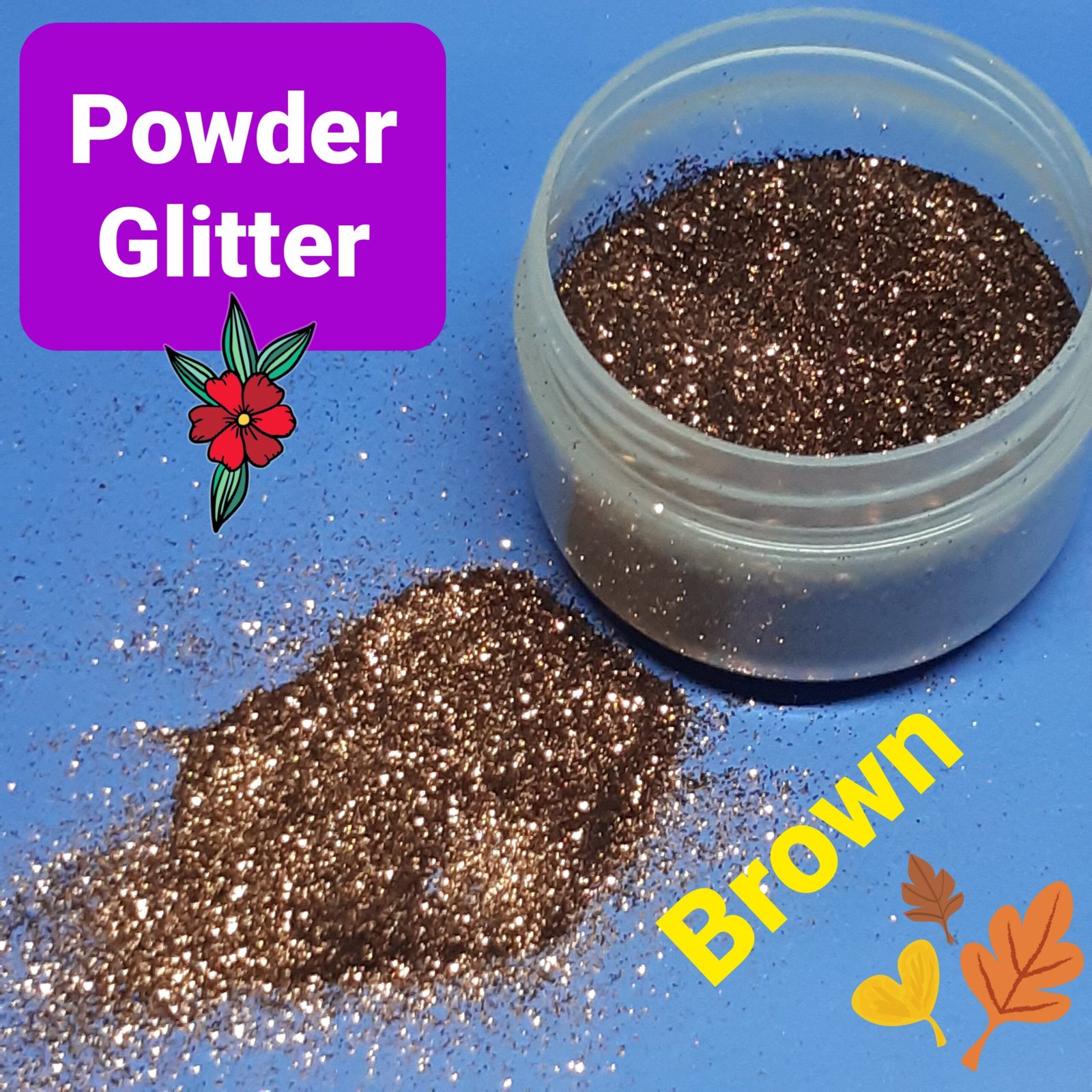 powder glitter brown | 20g