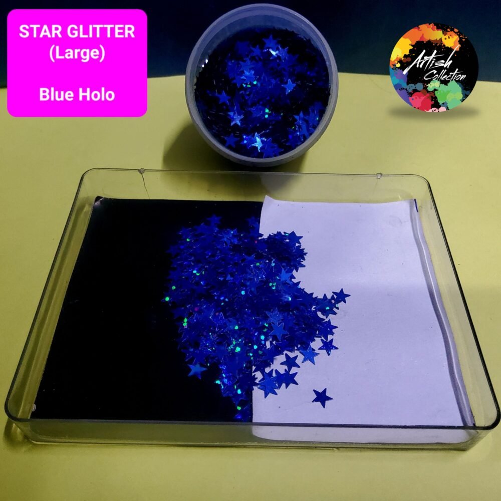 purple holo star glitter small | 20g (copy)