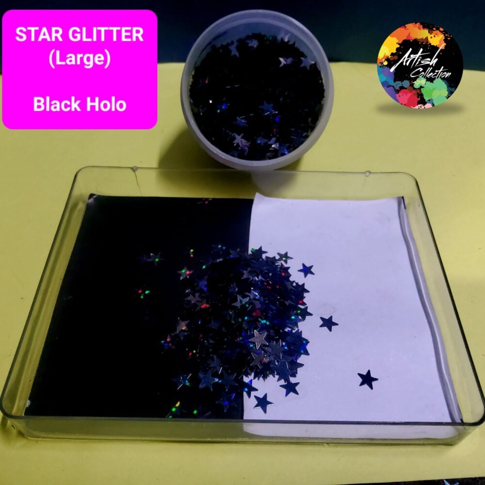 purple holo star glitter small | 20g (copy)