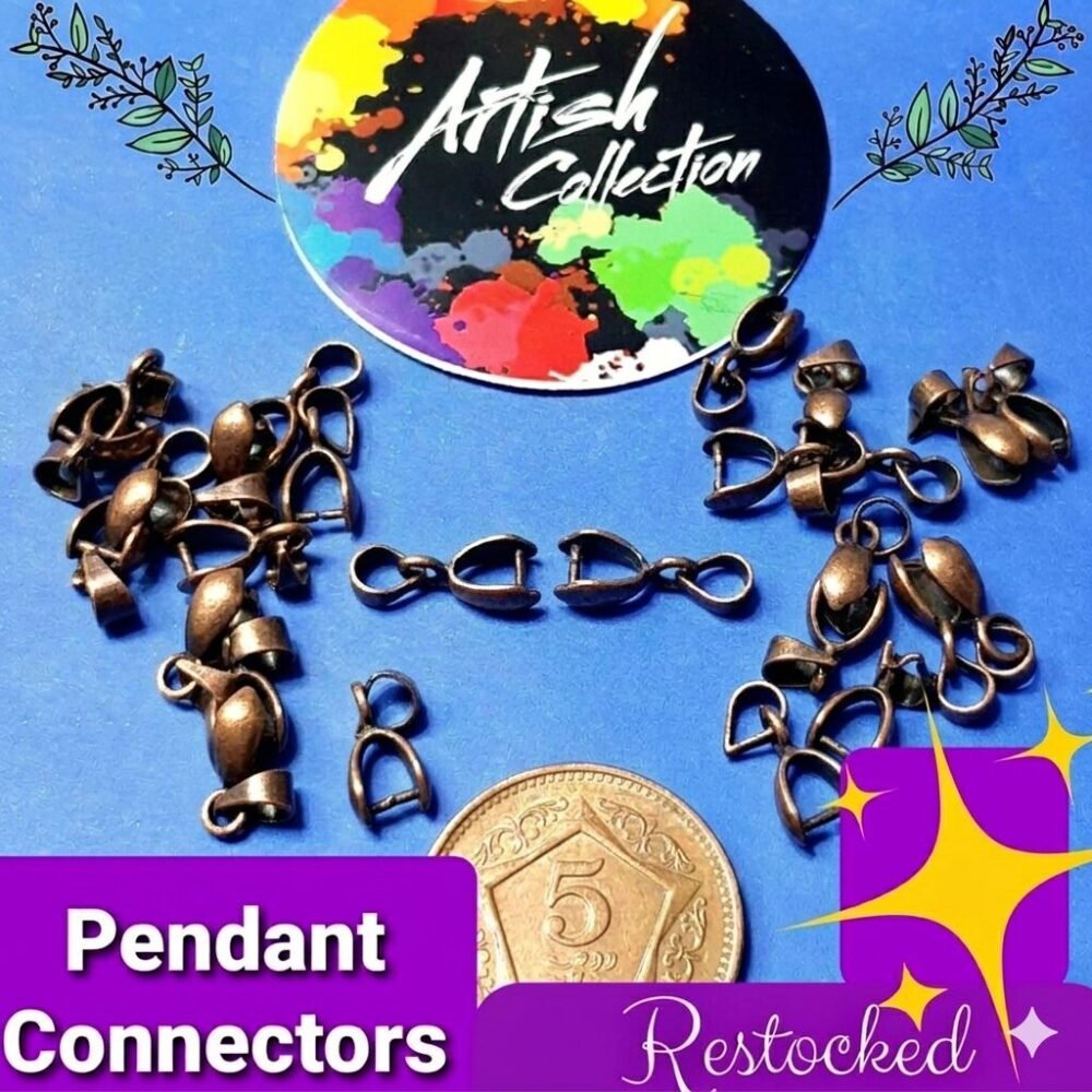 antique copper pendant connectors