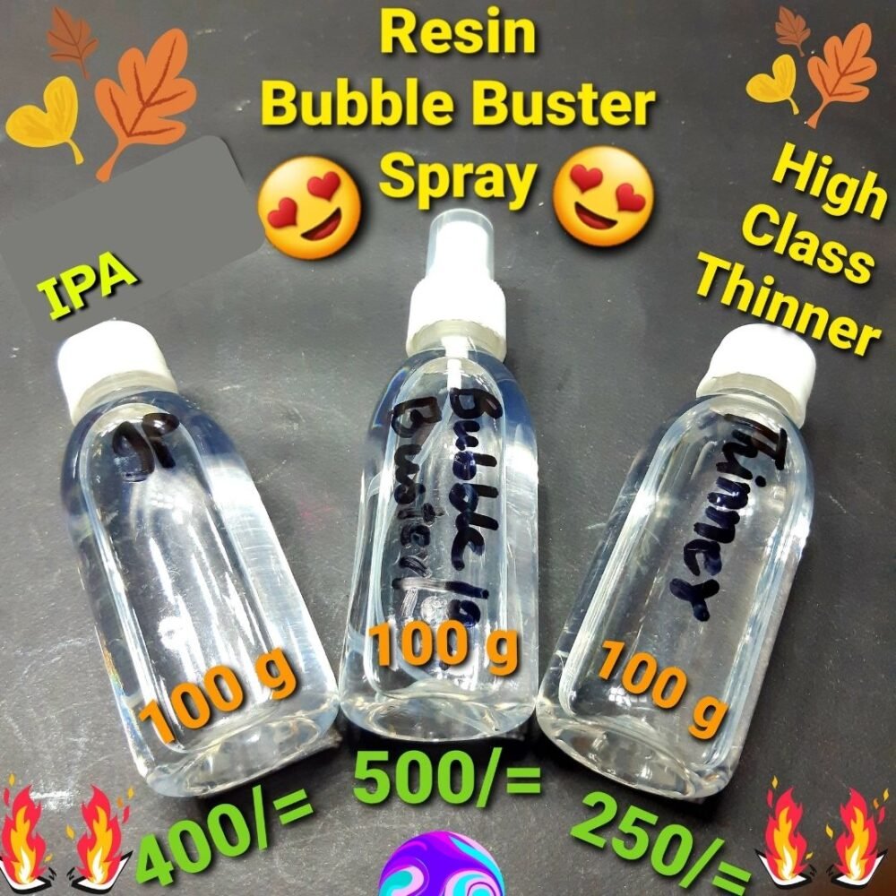 ipa, bubble buster & thinner 100g each