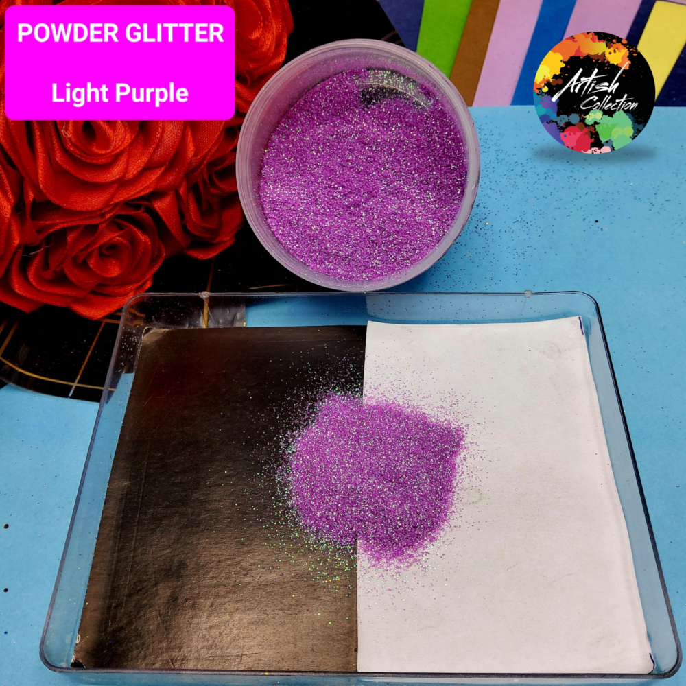 violet multi holo star glitter large | 20g (copy)