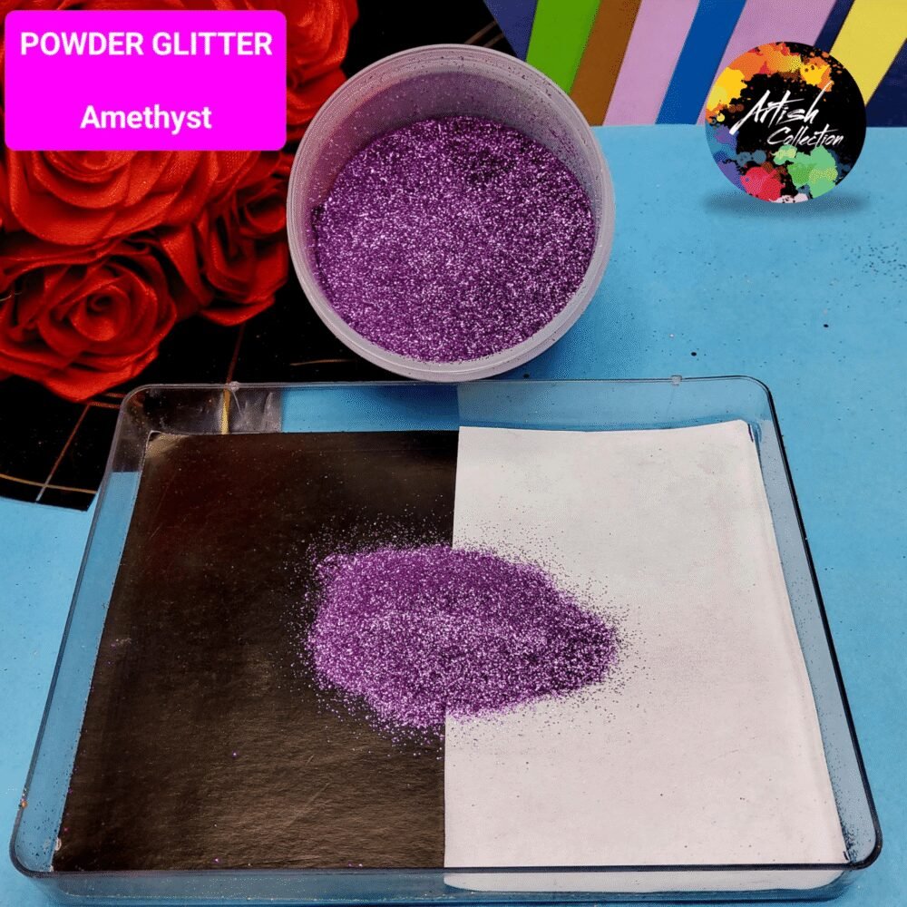 violet multi holo star glitter large | 20g (copy)