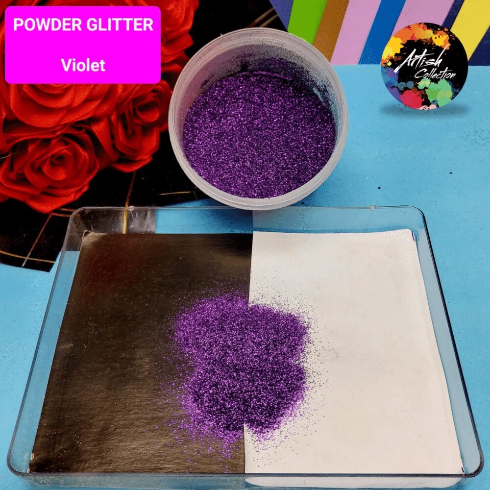 violet multi holo star glitter large | 20g (copy)