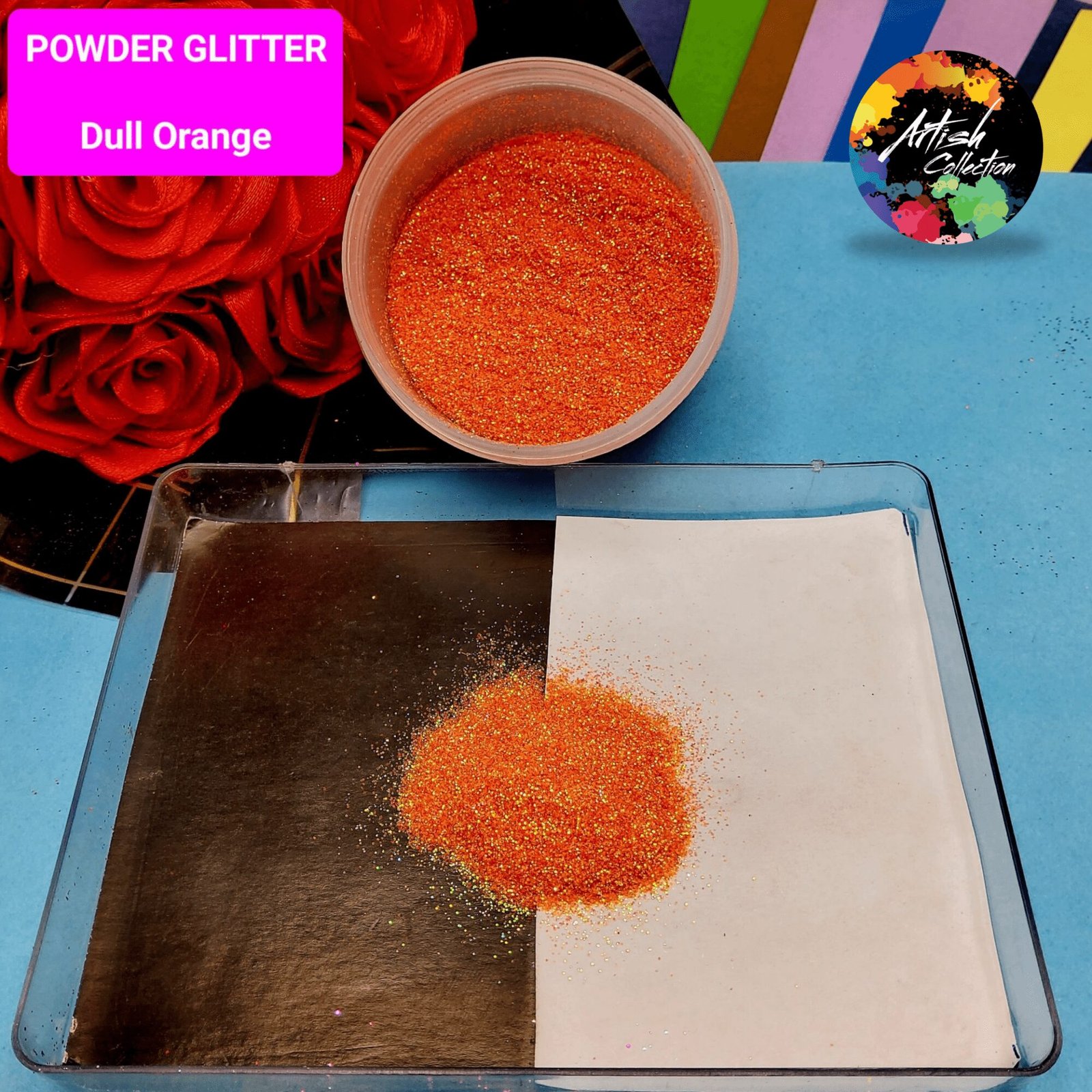 violet multi holo star glitter large | 20g (copy)