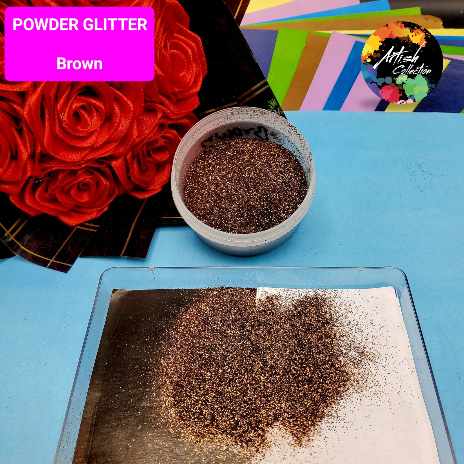 violet multi holo star glitter large | 20g (copy)