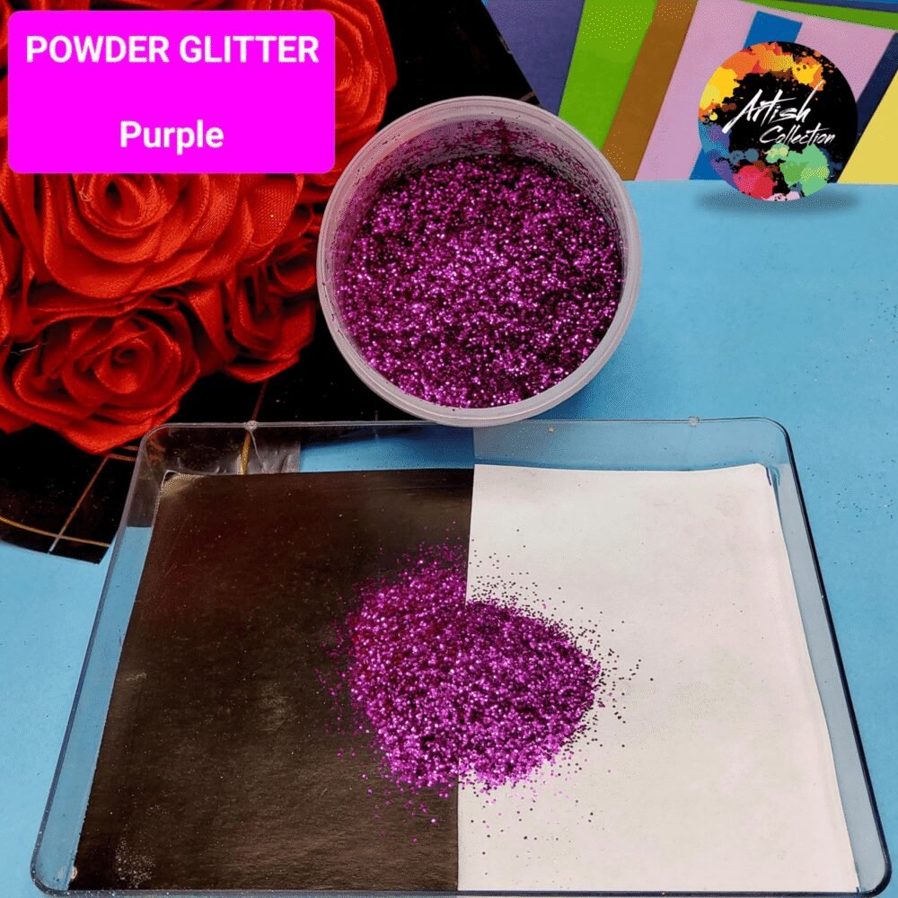 violet multi holo star glitter large | 20g (copy)