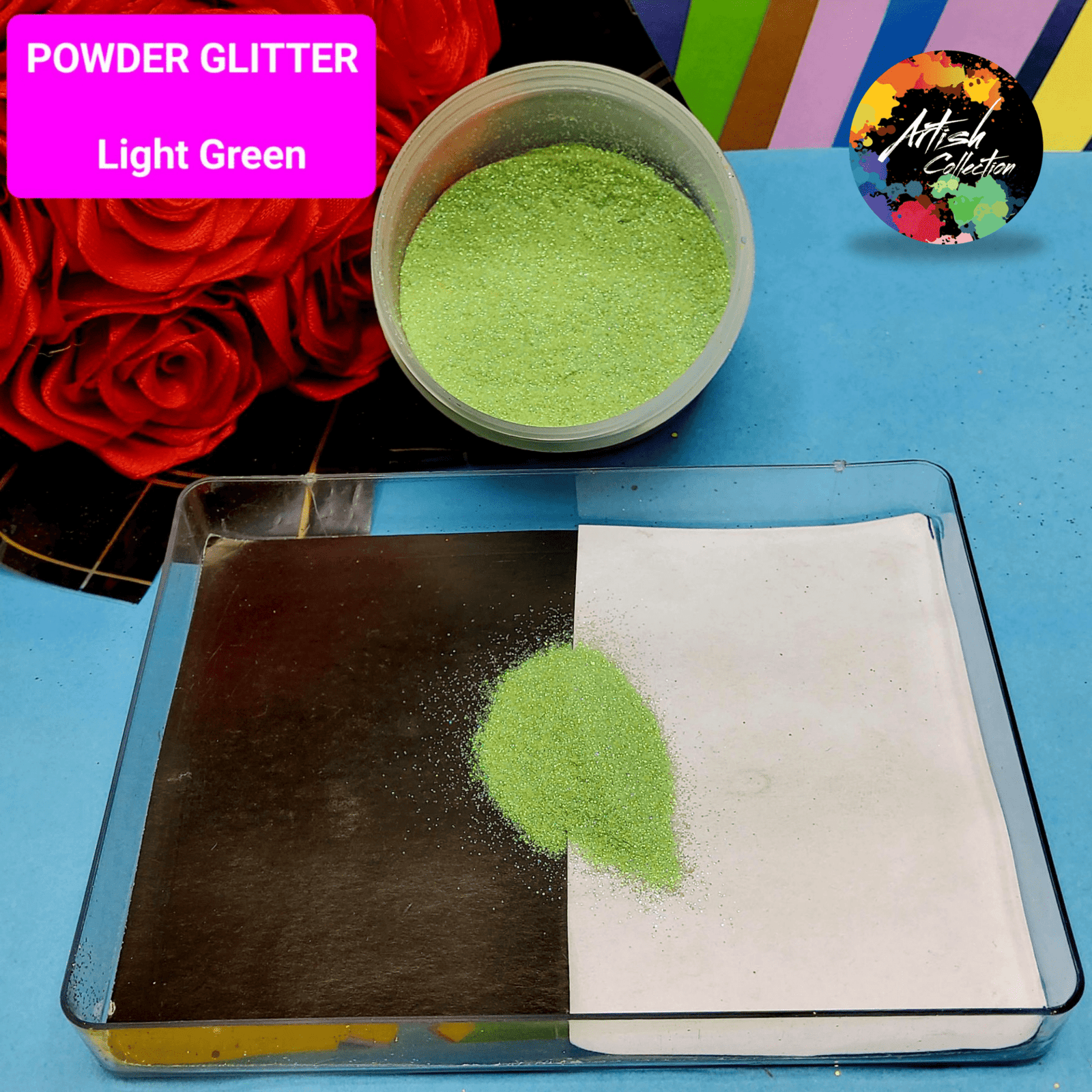 violet multi holo star glitter large | 20g (copy)