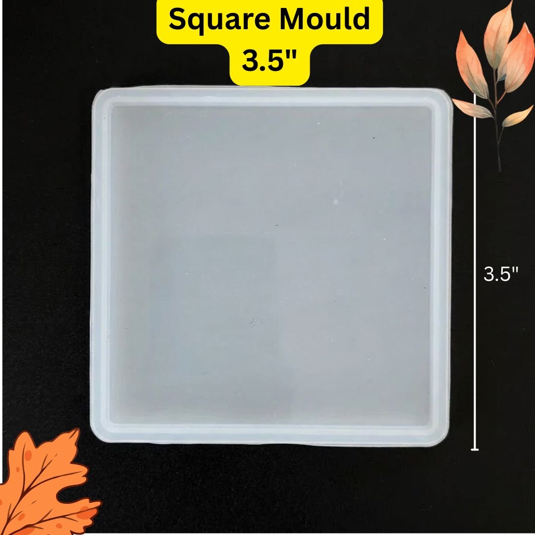 Square Silicone Mould - 3.5 inches