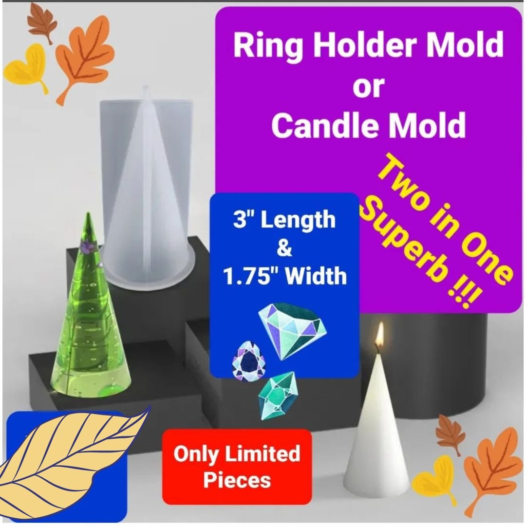 Ring Holder / Candle Mold - Two in one mold