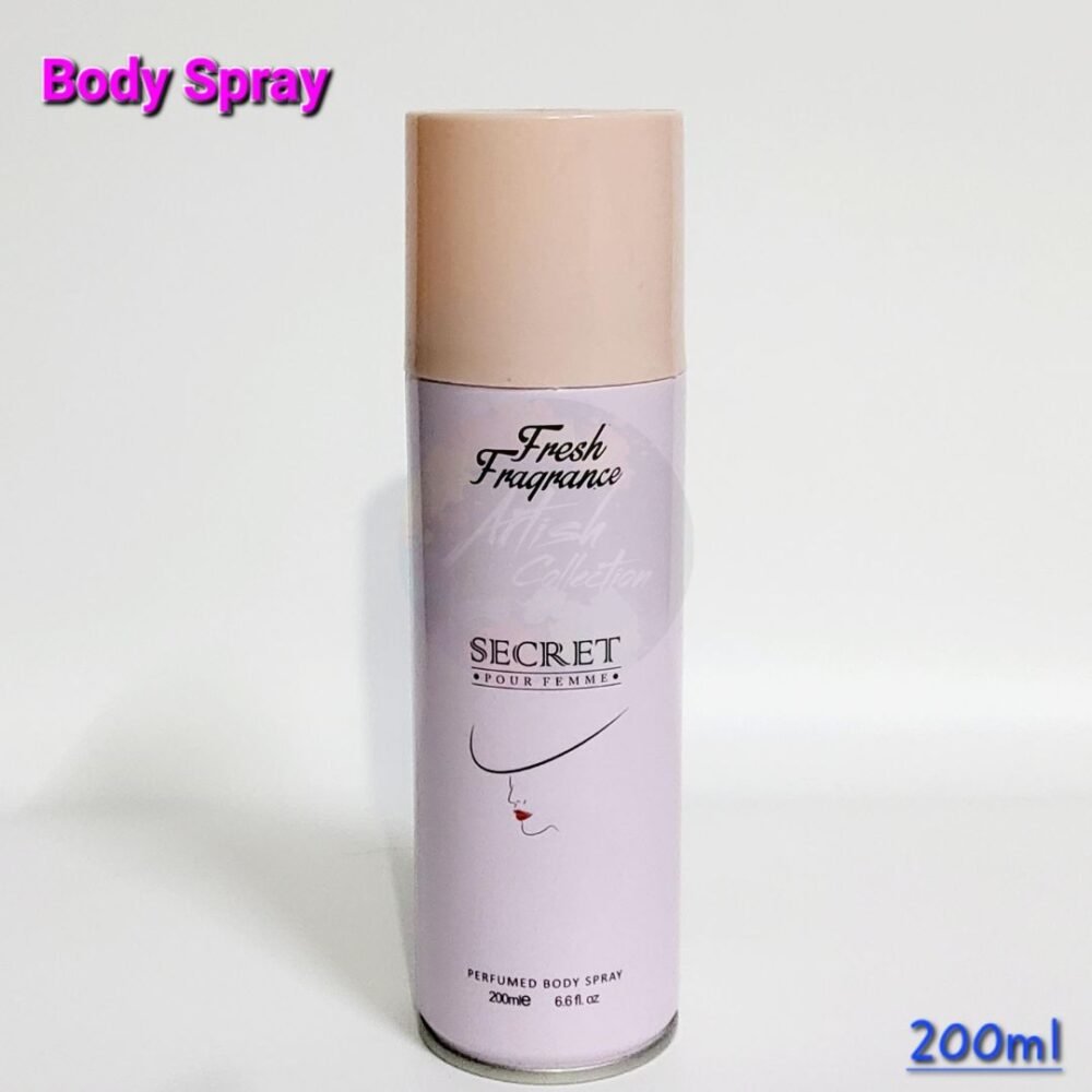 Fresh Fragrance Secret Perfumed Body Spray for Women
